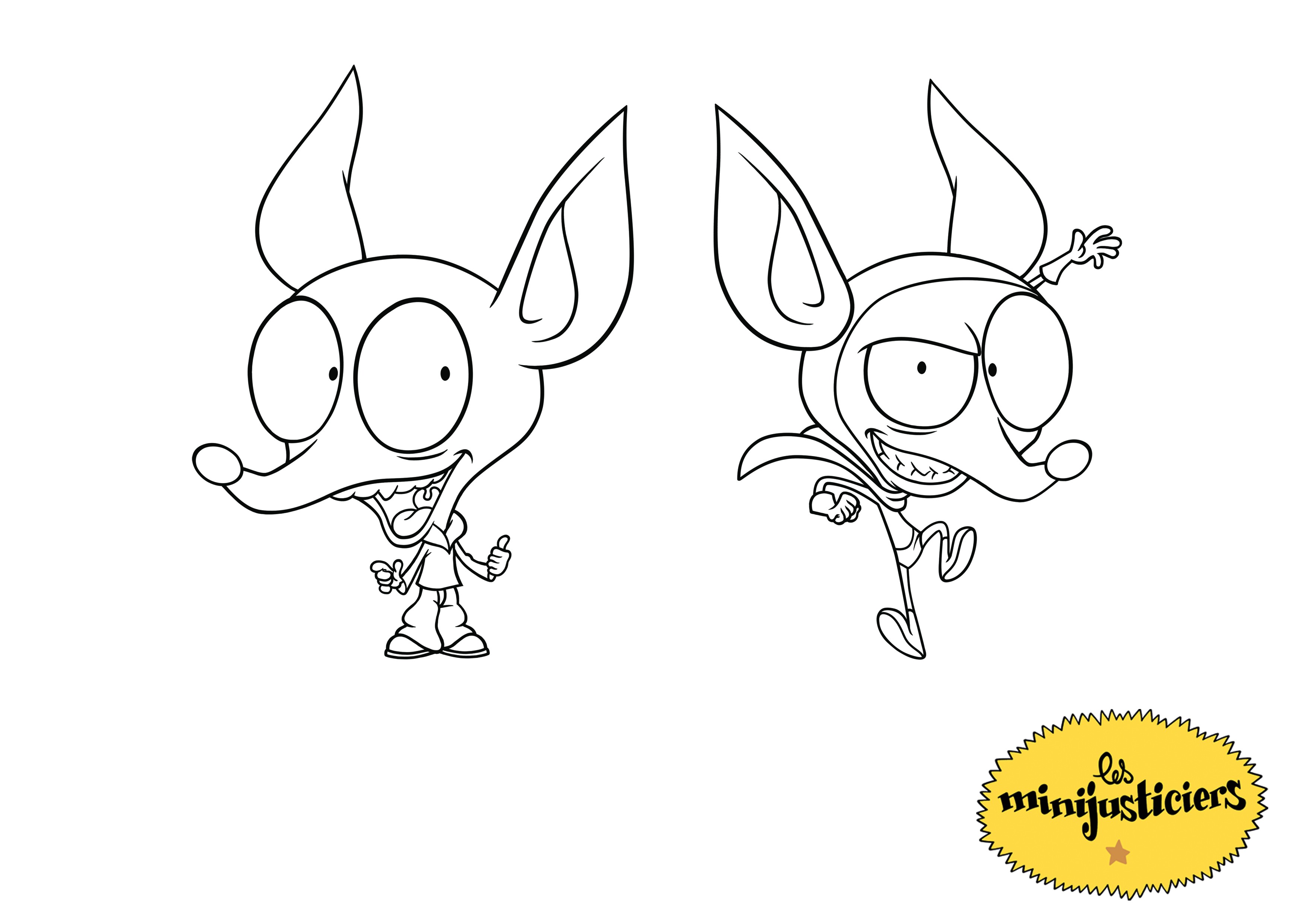 Coloriage Des Minijusticier Les Minijusticiers Coloriage   Imprimer Ouftivi