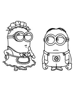 Coloriage Des Minions Gratuit Pour Imprimer Ce Coloriage Gratuit Coloriage Minions 14 Cliquez