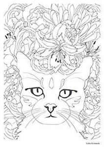 Coloriage Destressant Chat Chat Thérapie 100 Coloriages Anti Stress Mandalas