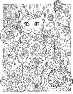 Coloriage Destressant Chat épinglé Par Tammy Wood Sur Time toooo Relax Pinterest