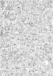 Coloriage Destressant Noel Coloriage Anti Stress No L Coloring Book Pinterest