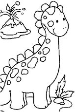 Coloriage Dinosaure En Ligne Dessin De Deux Dinosaures Qui Se Battent   Colorier
