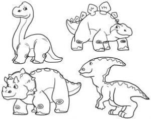Coloriage Dinosaure Gratuit Cute Dinosaur Drawing 2015 Sunson Applique