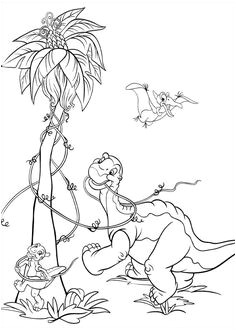 Coloriage Dinosaure Gratuit Dessin De Deux Dinosaures Qui Se Battent   Colorier