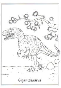Coloriage Dinosaure Tyrannosaure Coloring Page Dinosaurs 2 Gigantosaurus Dinosaurs