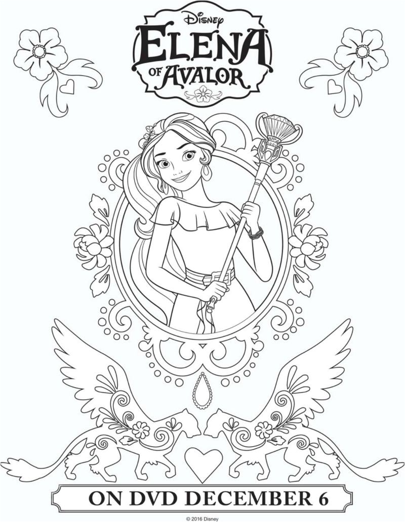 Coloriage Disney Elena D Avalor Disney Elena Of Avalor Printable Coloring Page Disney