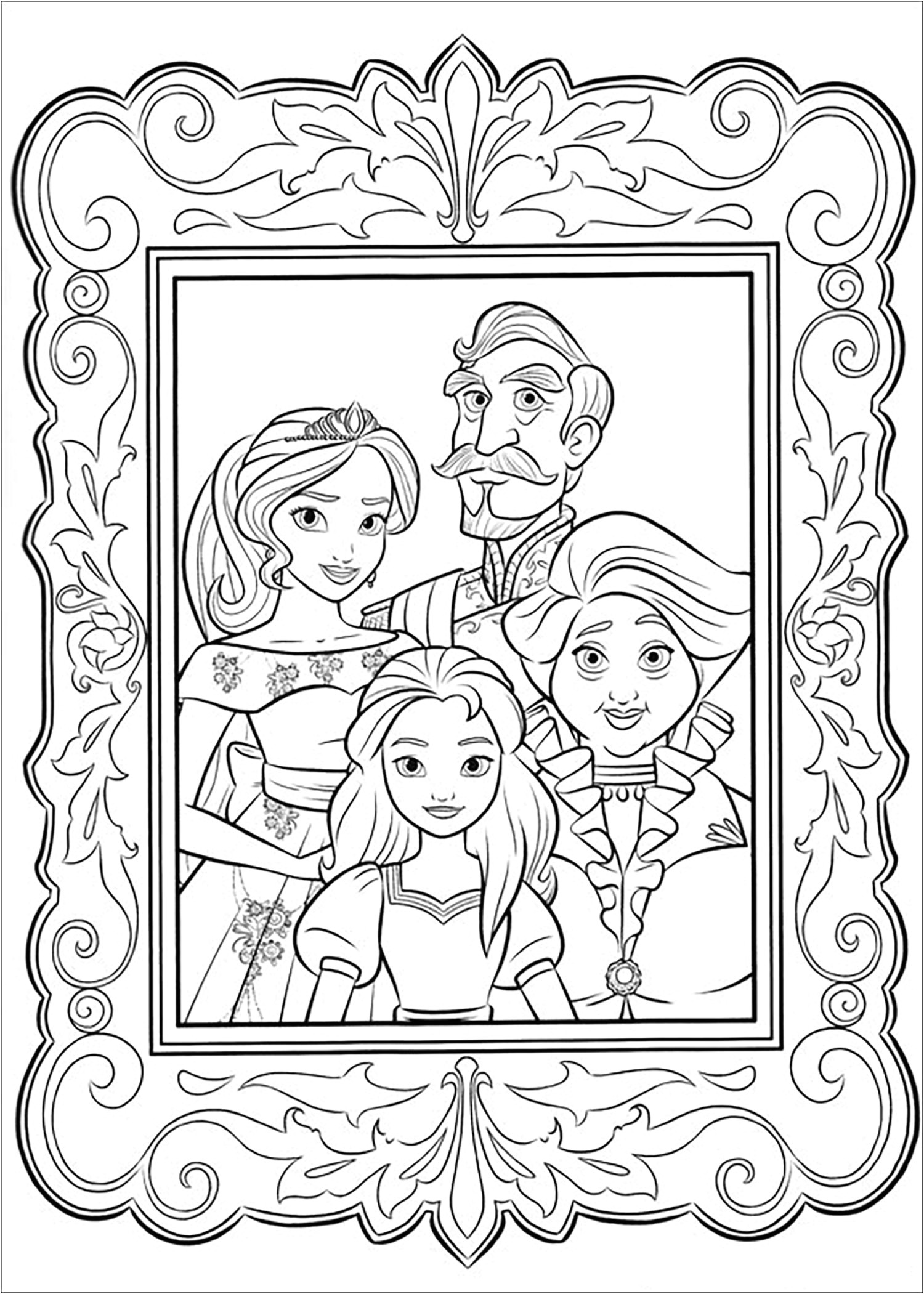 Coloriage Disney Elena D Avalor Elena Avalor to for Free Elena Avalor Coloring Pages