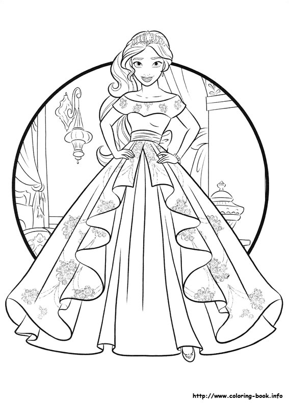 Coloriage Disney Elena D Avalor Elena Of Avalor Coloring Pages On Coloring Bookfo