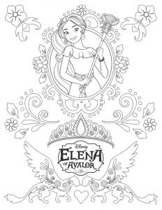 Coloriage Disney Elena D Avalor Energy Princess Elena Coloring Page Http Color 7741 Unknown