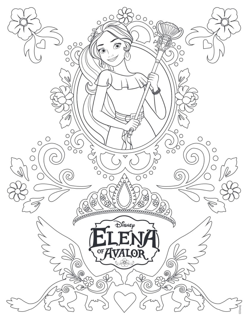 Coloriage Disney Elena D Avalor Energy Princess Elena Coloring Page Http Color 7741 Unknown