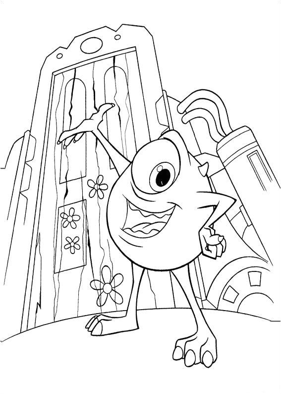 Coloriage Disney Monstre Et Compagnie Les 25 Meilleures Images Du Tableau Party Monsters Inc theme Sur