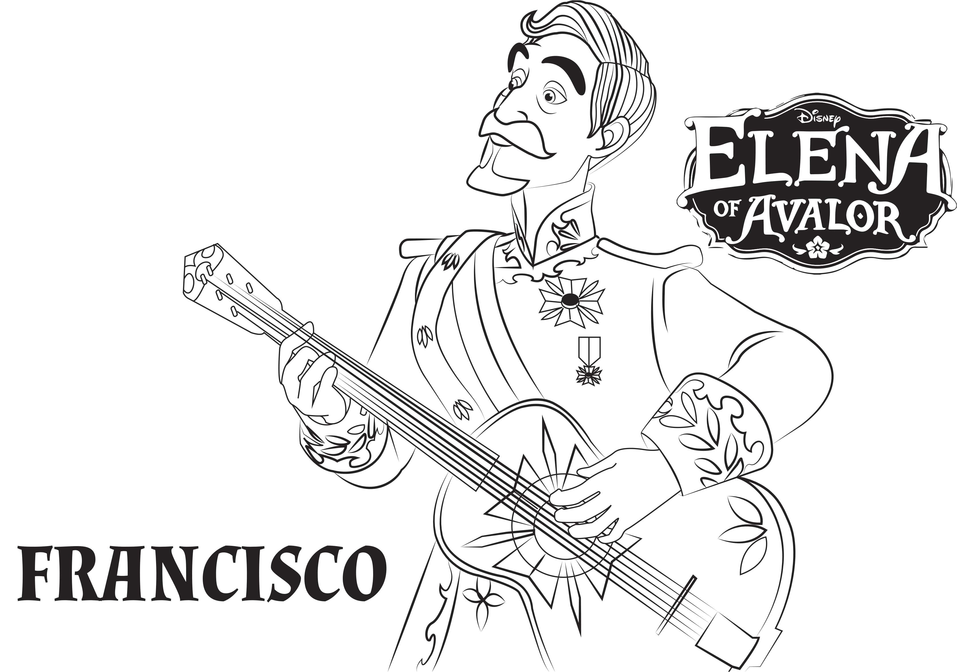 Coloriage Elena D Avalor à Imprimer Gratuit Disney S Elena Of Avalor Coloring Pages Sheet Free Disne…