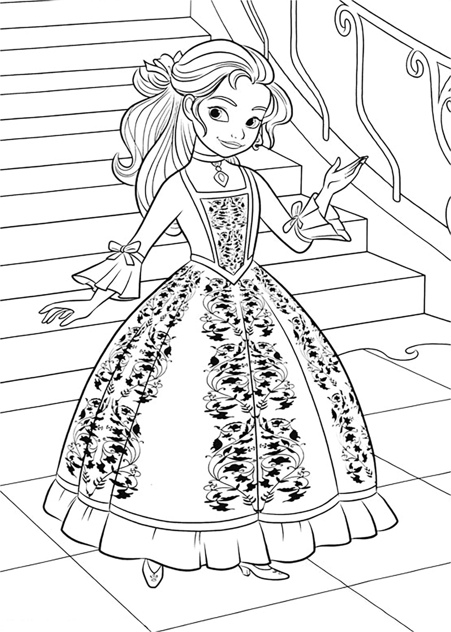 Coloriage Elena De Avalor Elena Avalor to for Free Elena Avalor Free Printable
