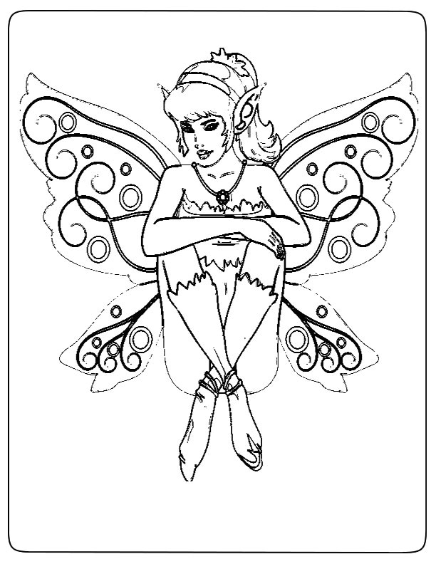 Coloriage Fée Clochette Et La Pierre De Lune Coloriages Fées   Imprimer Coloriage   Imprimer