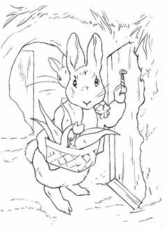 Coloriage Gratuit à Imprimer Pierre Lapin Peter Rabbit Coloring Page Peter Rabbit