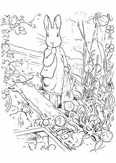 Coloriage Gratuit à Imprimer Pierre Lapin Peter Rabbit Coloring Page Peter Rabbit