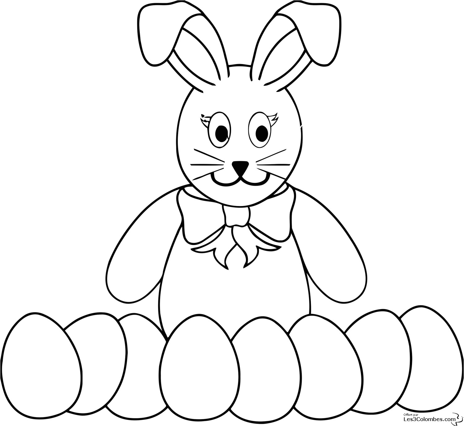 Coloriage Gratuit à Imprimer Pour Paques élégant Dessin   Colorier Pour Paques – Mademoiselleosaki