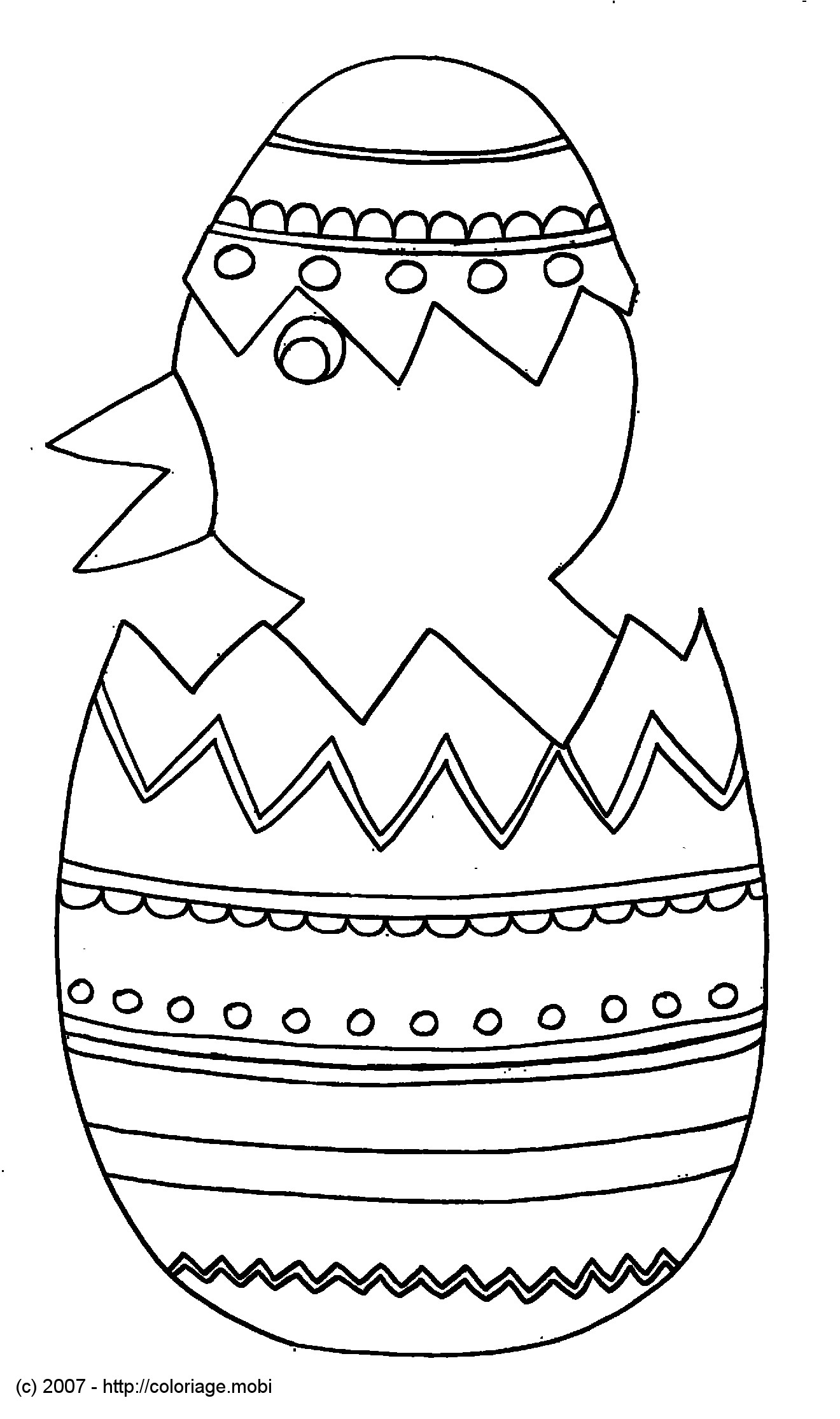 Coloriage Gratuit à Imprimer Pour Paques élégant Dessin   Colorier Pour Paques – Mademoiselleosaki