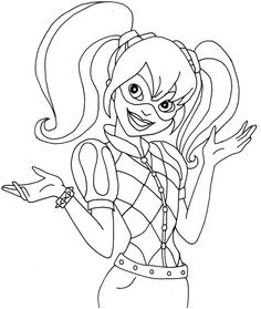 Coloriage Harley Quinn à Imprimer the Joker Showing Card Coloring Page