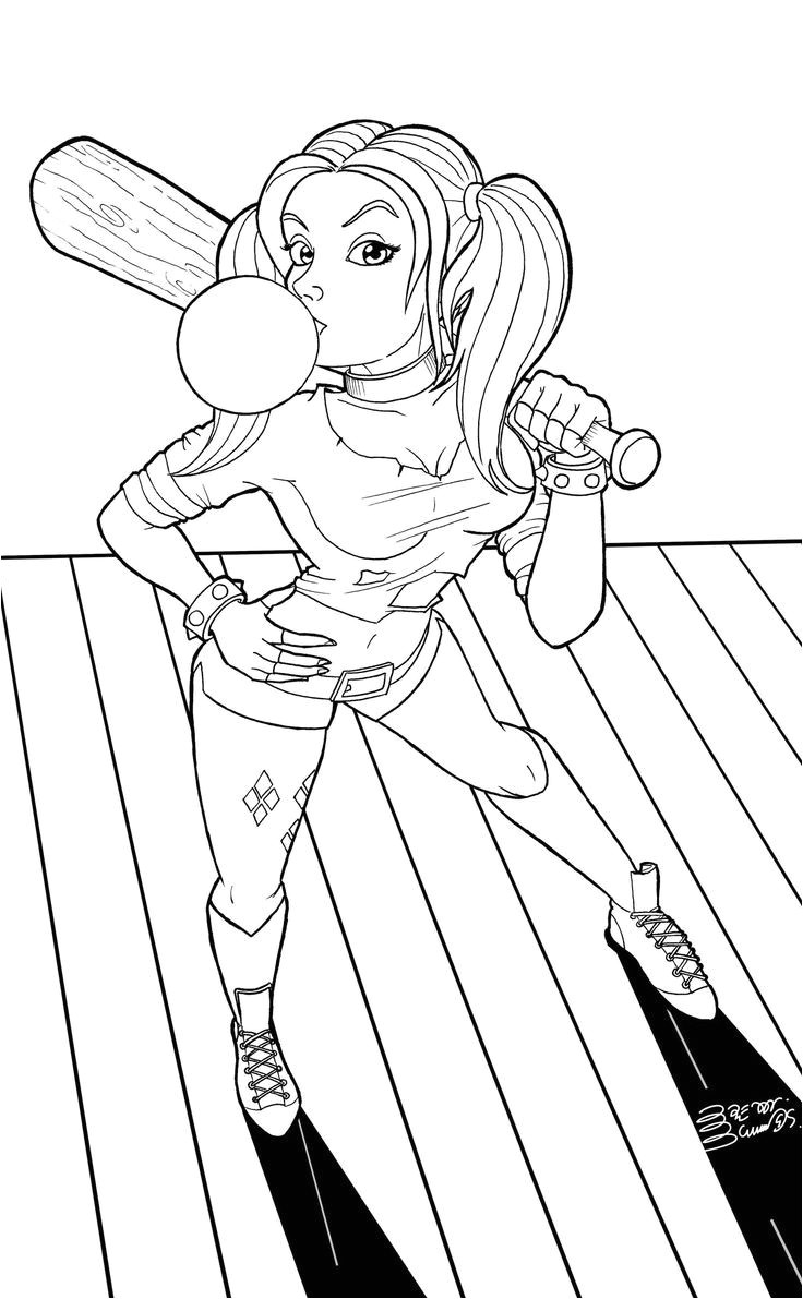 Coloriage Harley Quinn Gratuit Harley Quinn Coloring Page Unique Swat Team Coloring Pages Awesome
