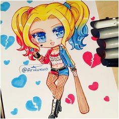 Coloriage Harley Quinn Kawaii Harley Quinn Chibi Png by Karis Coba Edy
