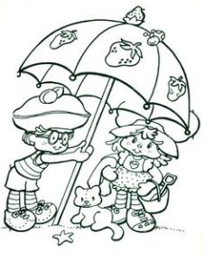 Coloriage Heidi En Ligne Strawberry Shortcake Color Page Cartoon Characters Coloring Pages