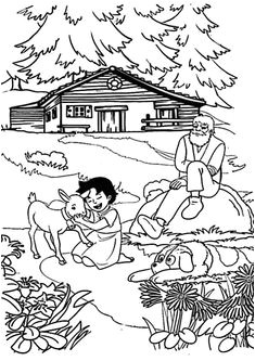 Coloriage Heidi Et Clara Color & Garden Vegetables Dover Publications Coloriage Heidi Et Clara Color & Garden Vegetables Dover Publications