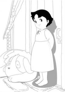 Coloriage Heidi Et Clara Heidi Colouring Heidi Pinterest