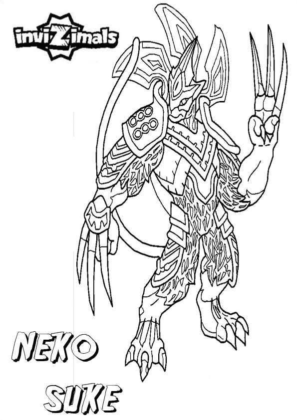 Coloriage Invizimals 3 Coloriage Invizimals Les Beaux Dessins De Dessin Animé   Imprimer