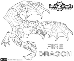 Coloriage Invizimals Dragon Coloriage Invizimals Dragon