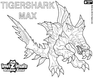 Coloriage Invizimals Dragon Coloriage Invizimals Tigershark