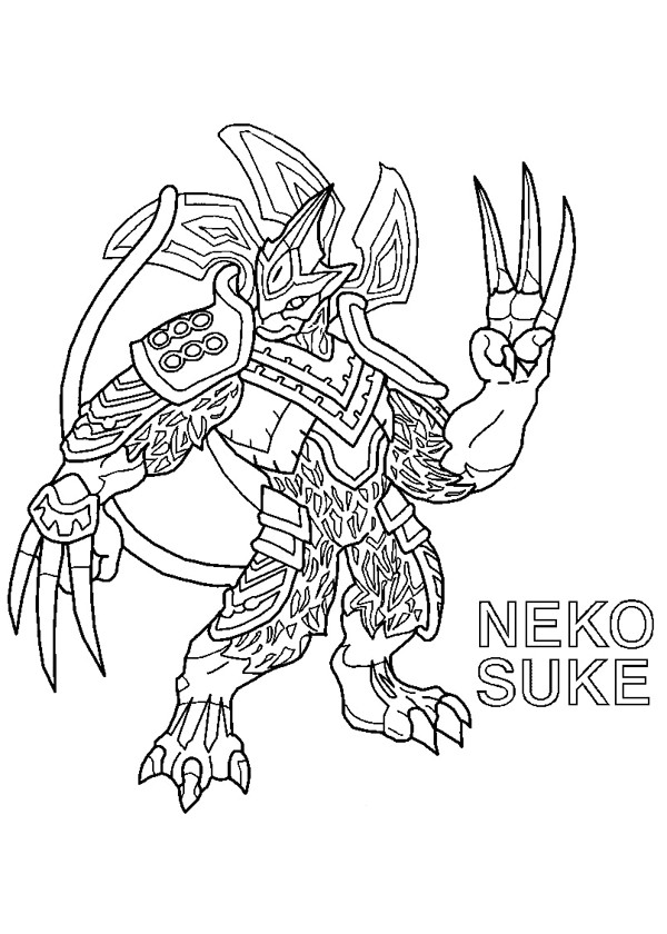 Coloriage Invizimals Tigershark Drawings to Print Invizimals Uescuela