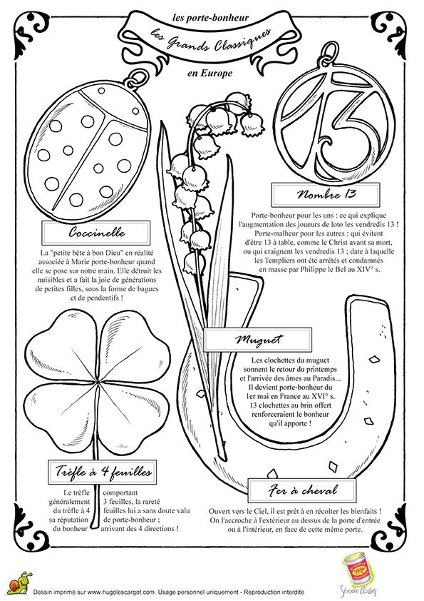 Coloriage Lance Pierre 14 Best Coloriages Porte Bonheur Images On Pinterest