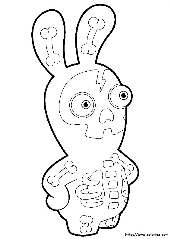 Coloriage Lapin Cretin Index Of Images Coloriage Les Lapins Cretins