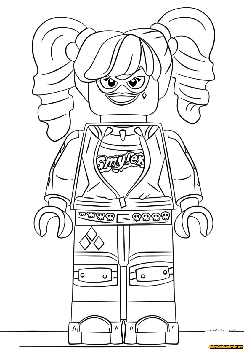 Coloriage Lego Harley Quinn Harley Quinn Coloring Page Fresh Batman Coloring Pages Printable
