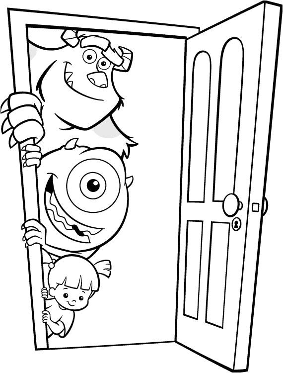 Coloriage Leon Monstre Et Compagnie 512 Best Disney Images On Pinterest