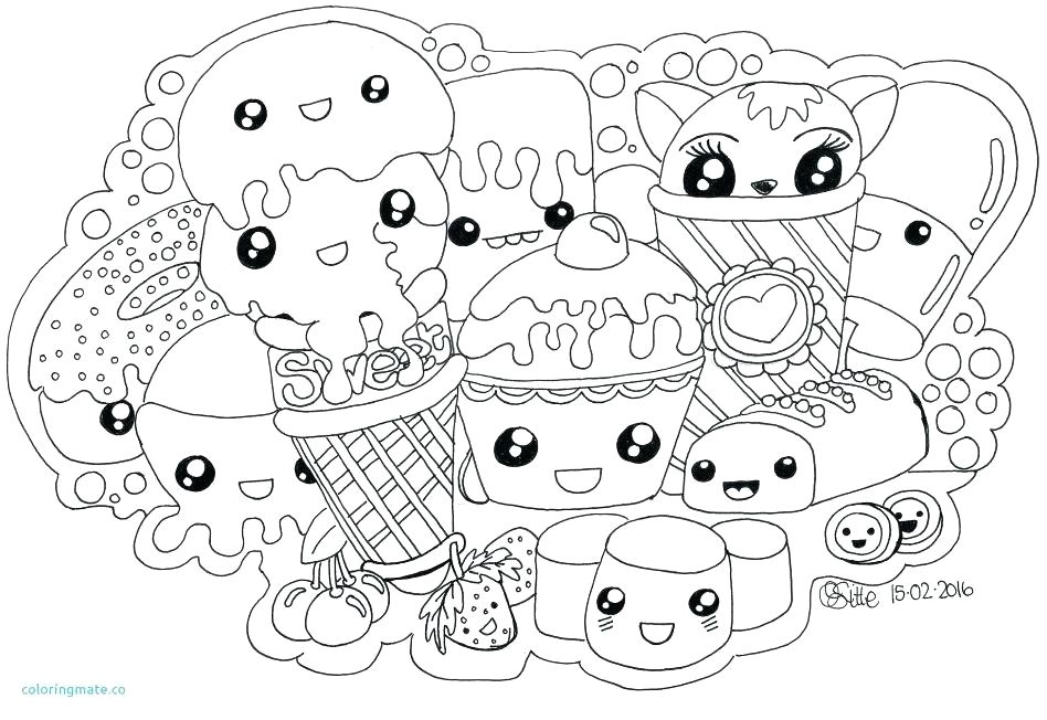 Coloriage Licorne Kawaii A Imprimer Coloriages Kawaii A A Coloriage Kawaii Nourriture A Imprimer