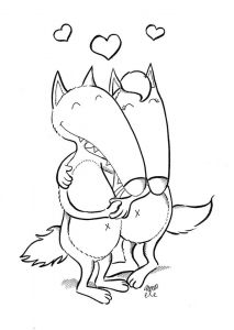 Coloriage Loup Auzou A Imprimer Coloriage Loup Auzou