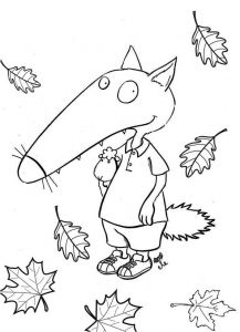 Coloriage Loup Auzou école 157 Best Loup Images On Pinterest