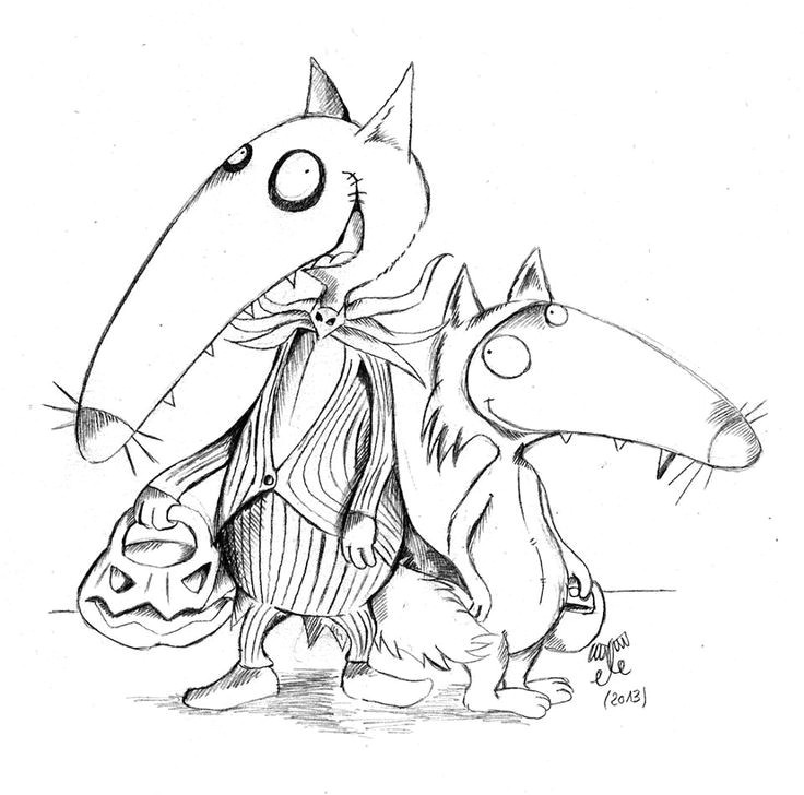 Coloriage Loup Auzou Halloween 167 Best School Le Loup Qui Images On Pinterest