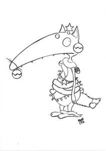 Coloriage Loup Auzou Noel 167 Best School Le Loup Qui Images On Pinterest