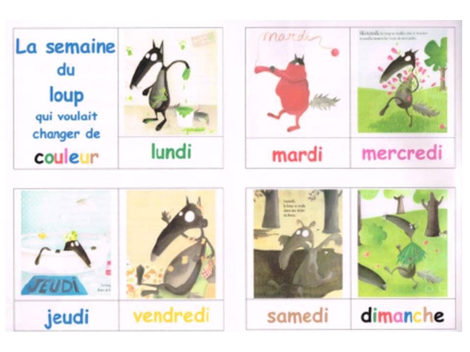 Coloriage Loup Auzou Rentrée La Semaine Du Loup Pinterest