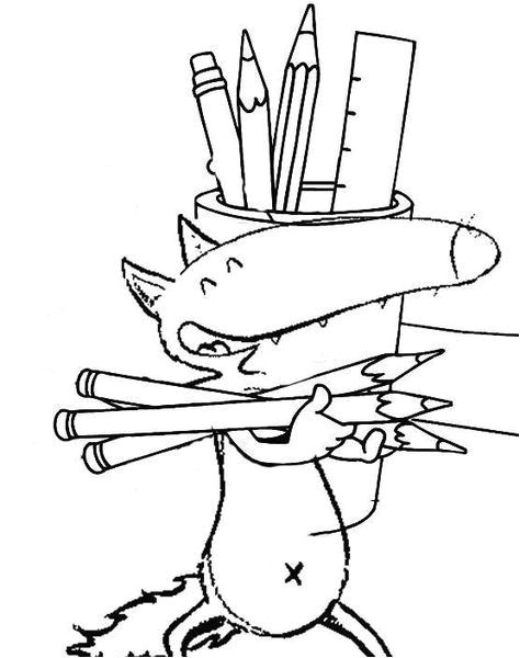 Coloriage Loup Auzou Septembre Les 84 Meilleures Images Du Tableau Le Loup Sur Pinterest