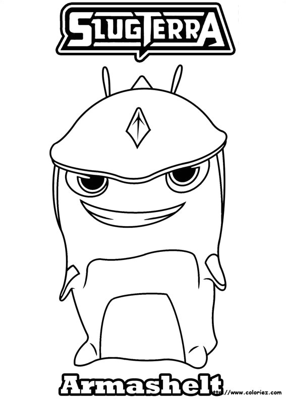 Coloriage Magique De Slugterra Coloriage Armashelt