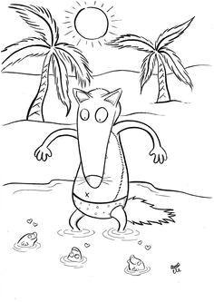Coloriage Magique Loup Auzou Coloriage Cont Loup Et P Tit Loup Page 4