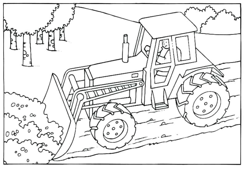 Coloriage Magique Tractopelle Coloriage Engin De Travaux Chantier Et Construction Coloriage De