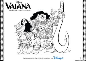 Coloriage Magique Vaiana A Imprimer Coloriage Vaiana Disney La Legende Du Bout Du Monde Dessin