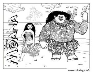 Coloriage Magique Vaiana A Imprimer Coloriage Vaiana Moana Et Maui Disney Dessin