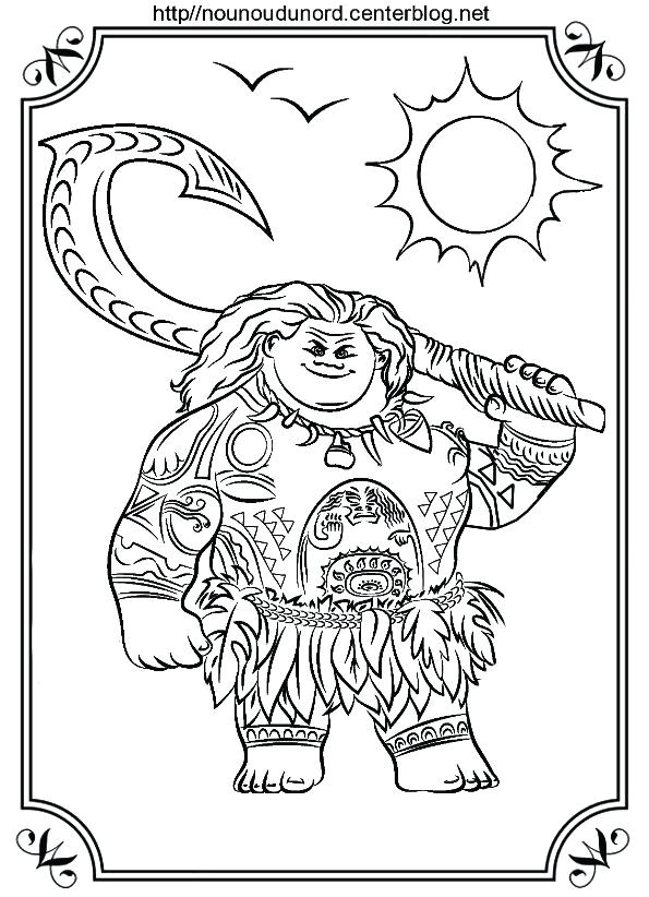 Coloriage Magique Vaiana A Imprimer Vaiana A Colorier Pour Gommettesen Couleur Cliquez Sur Ce Lien