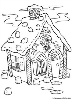 Coloriage Maison Pain D épice Hansel Et Gretel 1699 Best Coloring Pages Images On Pinterest